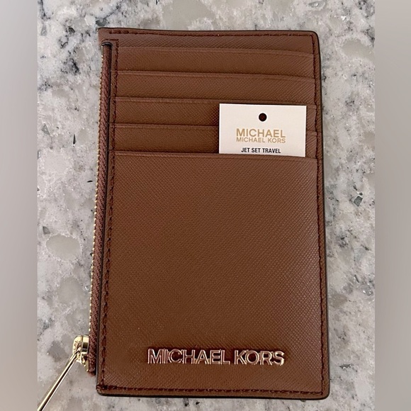 Michael Kors Medium Top Zip Card Case - Picture 1 of 5